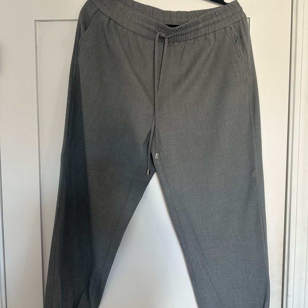 Zara Woman’s Charcoal Joggers with Drawstring